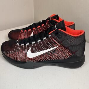 Nike Mens Size 10.5 Shoes Zoom Ascention Basketball Orange Black Gray 832234-003
